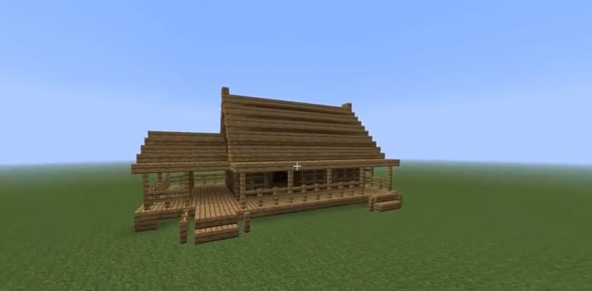 How to build a fast wooden house | Minecraft House Design