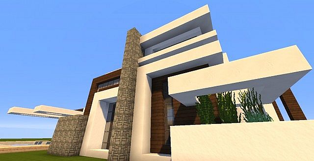 Novus - Modern House minecraft building ideas home 6