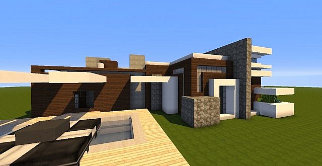 Novus - Modern House minecraft building ideas home 7