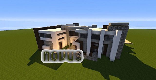 Novus - Modern House minecraft building ideas home