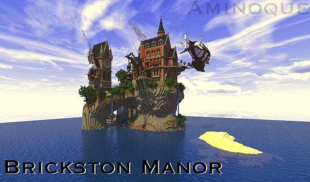 Brickston Manor minecraft house design ideas