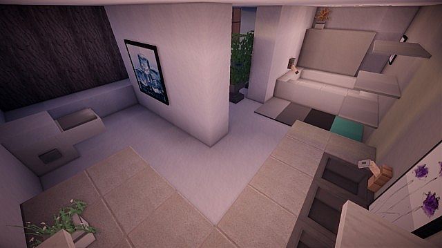 Fusion modern concept mansion minecaft house design 12