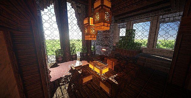 rustic minecraft villa cozy cosy