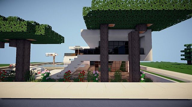 Prologue Modern House build minecraft 4