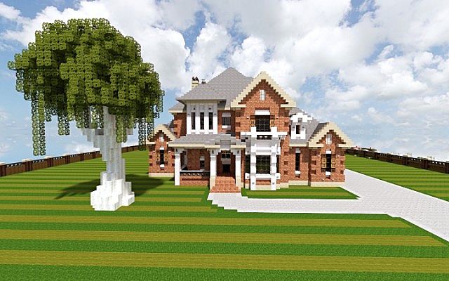 French Country Home minecraft house build 2