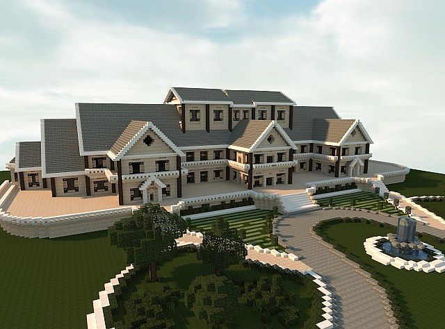 Luxury Mansion minecraft building ideas house design