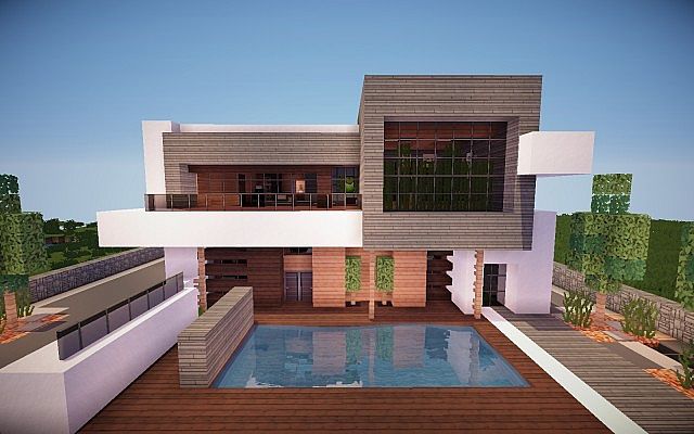 Squared Modern Home design building ideas patio pool 5