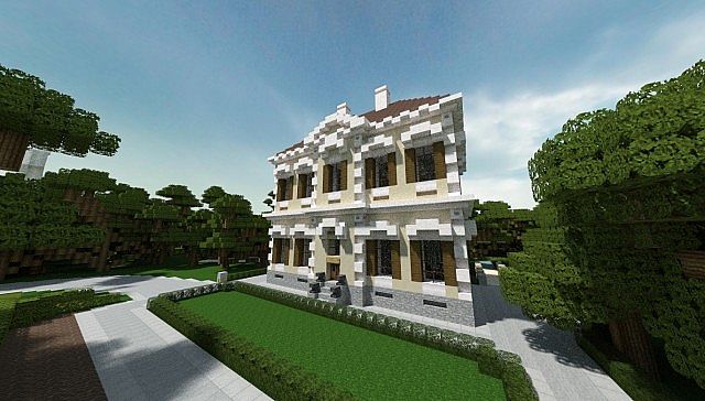Crespi Estate Rebuild Minecraft house mansion acres luxury building ideas 2