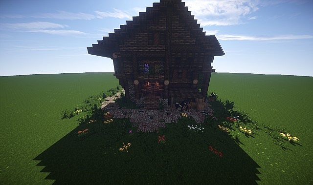 Large Medieval House How To Timelapse video minecraft screenshot build 2