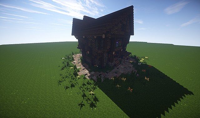 Large Medieval House How To Timelapse video minecraft screenshot build 8