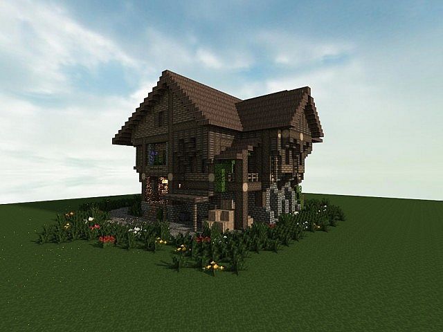 Large Medieval House How To Timelapse video minecraft screenshot build