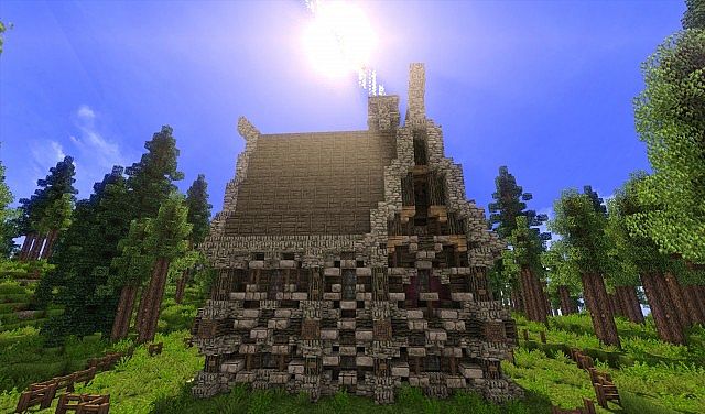 Large Medieval House Small Custom Terrain building scary old building ideas 4