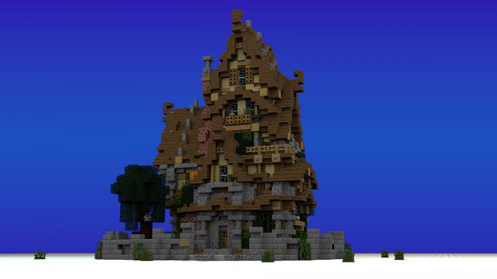 Two Story Medieval House awesome sweet old 2
