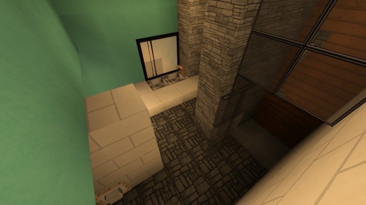 Allure contemporary home minecrft house building pool beautiful 8