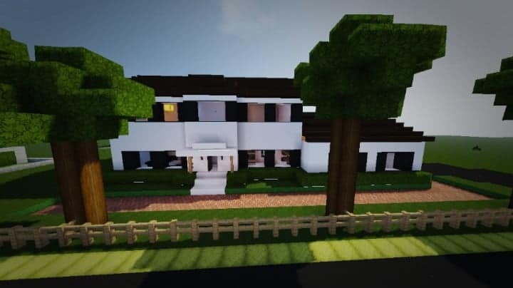 TheModern Pvper's Modern House 1 minecraft building home ideas small 10