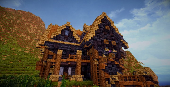 A survival home in the town ready for minecraft building ideas cottage