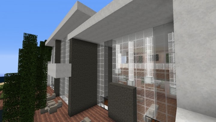 The Dogme minecraft modern house home pool download minimalistic 6