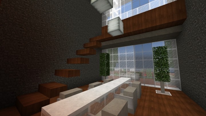 The Dogme minecraft modern house home pool download minimalistic 9