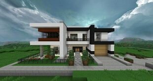 Modern house with style minecraft build