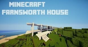 Minecraft Farnsworth House house design build