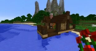 Minecraft house ideas fishing hut beach