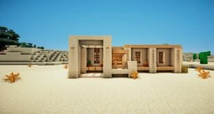 minecraft how to make a desert survival house