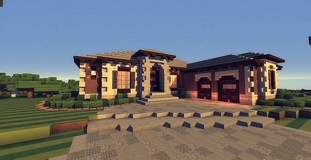 Contemporary Craftsman Home Minecraft House Design