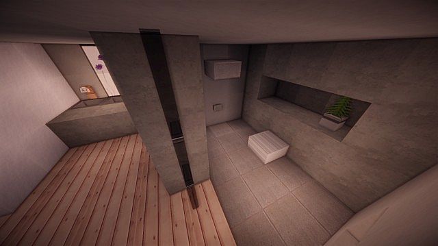Fusion modern concept mansion minecaft house design 15