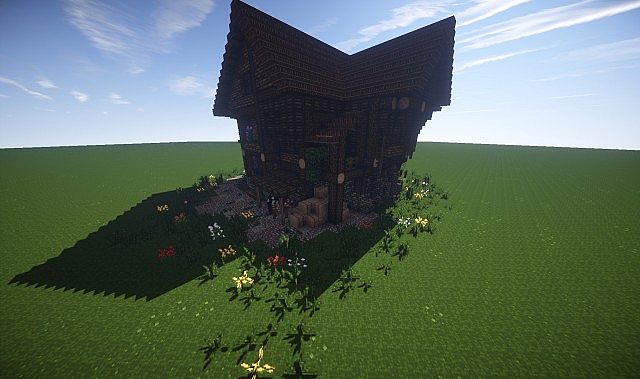 Large Medieval House How To Timelapse video minecraft screenshot build 3