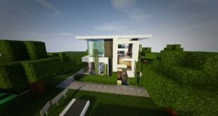 TheModern Pvper's Modern House 1 minecraft building home ideas small