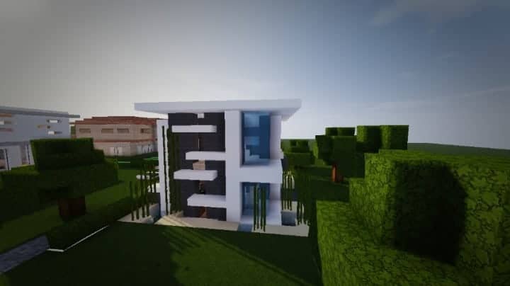 TheModern Pvper's Modern House 1 minecraft building home ideas small 4