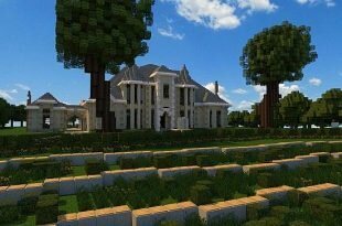 French Country Manor 3 minecraft house ideas design download