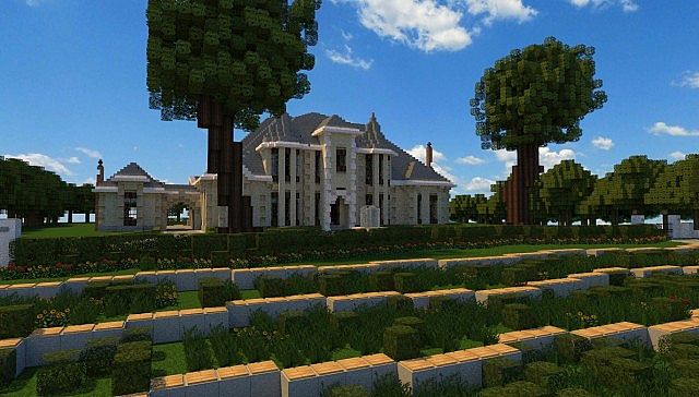 French Country Manor 3 minecraft house ideas design download