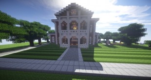 Georgian Estate 2 Minecraft building house home country old 01