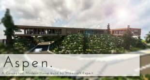 Aspen - A modern conceptual house built by MCE minecraft building expert idea