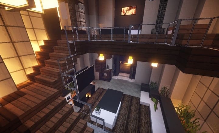 Trascend Modern House minecraftr inspiration mansion huge home download 9