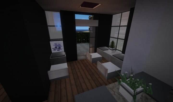 Modern starter home by BlueBerryBear house minecraft download save complete done 9