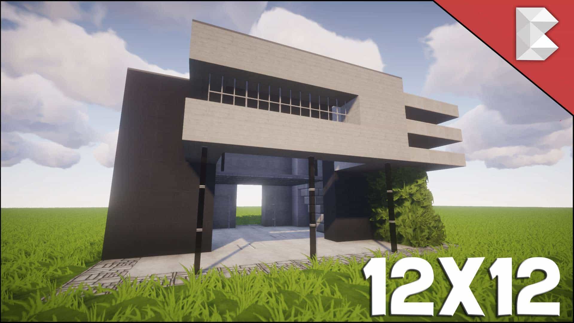 Minecraft: 12X12 Modern House Tutorial | Easy To Follow ...