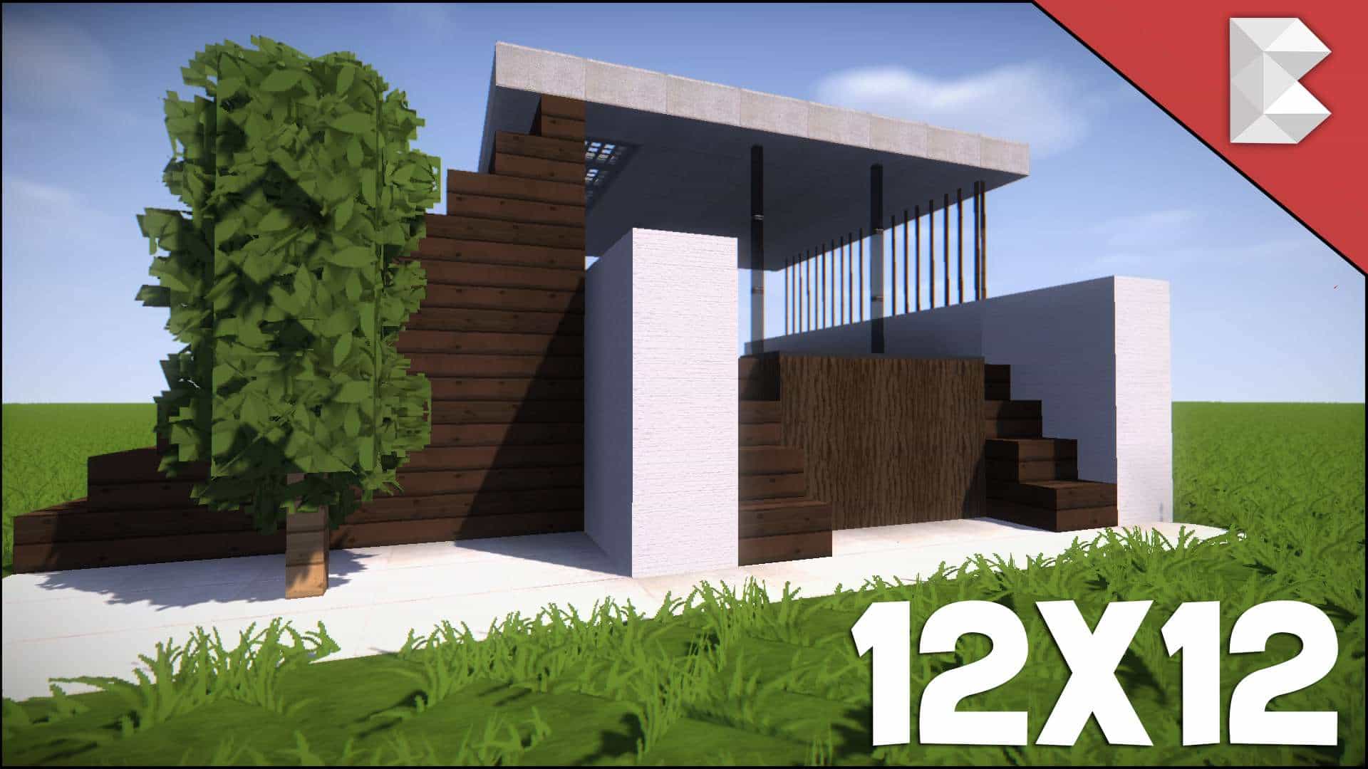 Minecraft modern house designs step by step,minecraft small modern house tutorial
