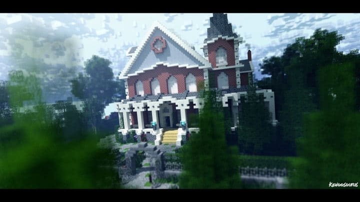 Victorian Archives Minecraft House Design