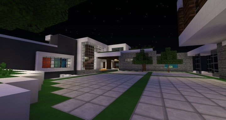 Modern Mansion In Beverley Hills – Minecraft House Design