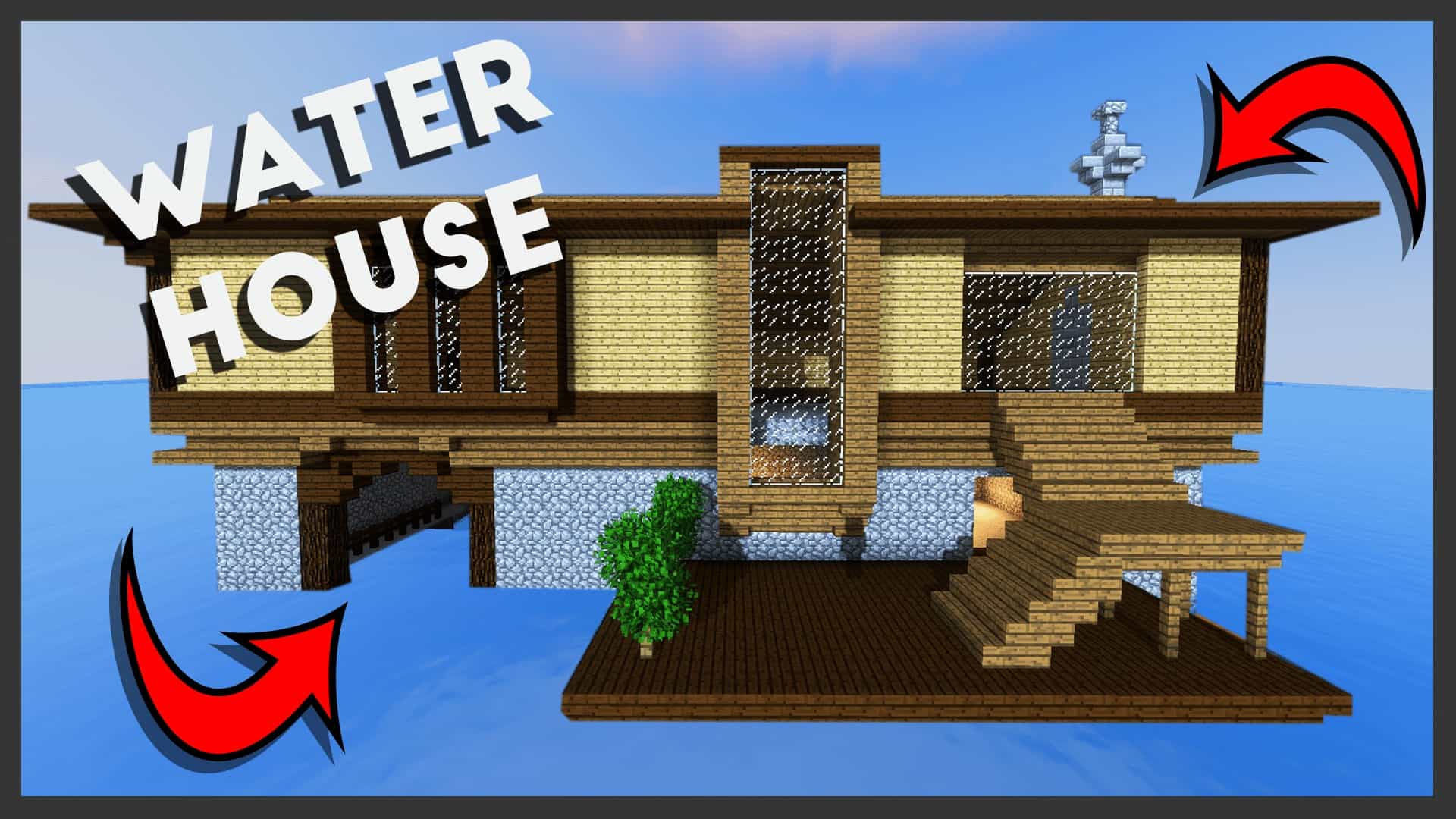 minecraft water houses
