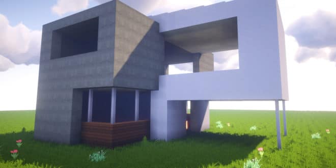  Minecraft  How to Build a Simple  Modern  House  Best House  
